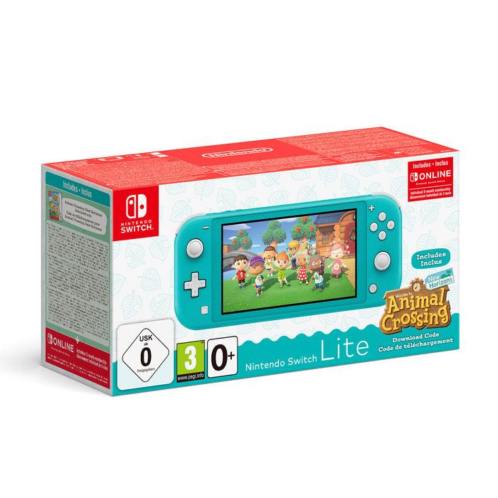NINTENDO Nintendo Switch Lite console portatile turchese + Animal Crossing bundle